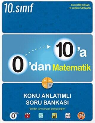 0`dan 10`a Matematik Konu Anlatımlı Soru Bankası - 1