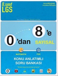 0`dan 8`e Sayısal Konu Anlatımlı Soru Bankası - 1