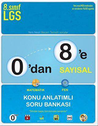 0`dan 8`e Sayısal Konu Anlatımlı Soru Bankası - 1