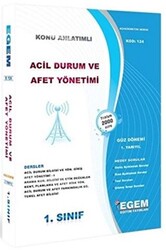 1. Sınıf 1. Yarıyıl Acil Durum ve Afet Yönetimi Konu Anlatımlı - Kod 124 - 1