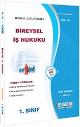 1. Sınıf 1. Yarıyıl Bireysel İş Hukuku Konu Anlatımlı Soru Bankası - Kod 175 - 1