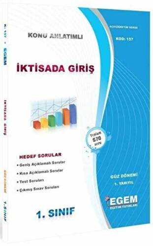 1. Sınıf 1. Yarıyıl İktisada Giriş Konu Anlatımlı Soru Bankası - Kod 157 - 1