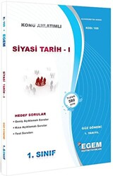 1. Sınıf 1. Yarıyıl Siyasi Tarih 1 Konu Anlatımlı Soru Bankası - Kod 169 - 1