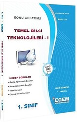 1. Sınıf 1. Yarıyıl Temel Bilgi Teknolojileri 1 - Kod 151 - 1