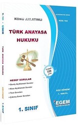 1. Sınıf 1. Yarıyıl Türk Anayasa Hukuku Konu Anlatımlı Soru Bankası - Kod 164 - 1