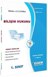 1. Sınıf 2. Yarıyıl Konu Anlatımlı Bilişim Hukuku - Kod 1172 - 1