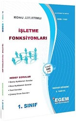 1. Sınıf 2. Yarıyıl Konu Anlatımlı İşletme Fonksiyonları - Kod 1160 - 1