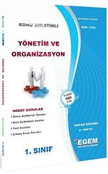 1. Sınıf 2. Yarıyıl Konu Anlatımlı Yönetim ve Organizasyon - Kod 1156 - 1