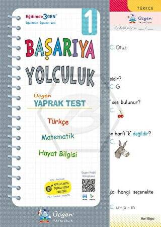 1. Sınıf Başarıya Yolculuk - Yaprak Test - 1