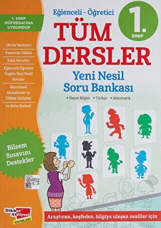 1. Sınıf Eğlenceli - Öğretici Tüm Dersler Yeni Nesil Soru Bankası - 1