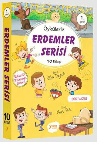 1. Sınıf Öykülerle Erdemler Serisi Seti 10 Kitap Takım - 1