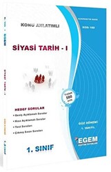 1. Sınıf Siyasi Tarih Bahar Dönemi Konu Anlatımlı Soru Bankası 2. Yarıyıl 1164 - 1