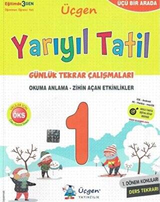 1. Sınıf Yarıyıl Tatil Günlük Tekrar Çalışmaları - 1