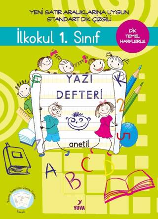 1. Sınıf Yazı Defteri Standart Dik Çizgili - 1