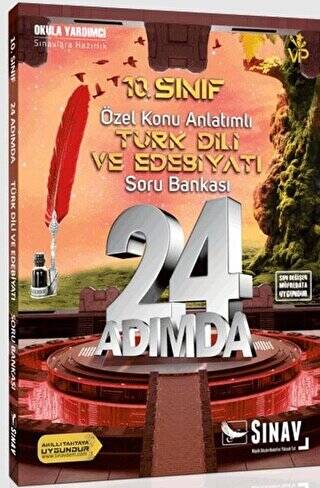 10. Sınıf 24 Adımda Türk Dili ve Edebiyatı Özel Konu Anlatımlı Soru Bankası - 1