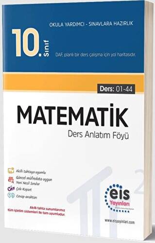 10. Sınıf - DAF - Matematik - 1