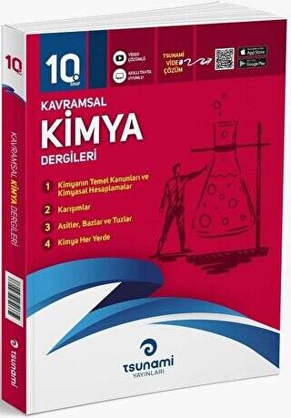 10. Sınıf Kavramsal Kimya Dergileri 4 Fasikül - 1