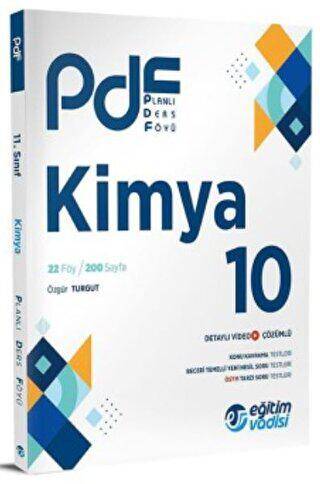 10. Sınıf Kimya PDF Planlı Ders Föyü - 1