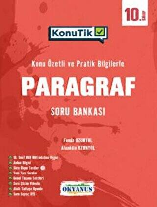 10. Sınıf KonuTik Paragraf Soru Bankası - 1