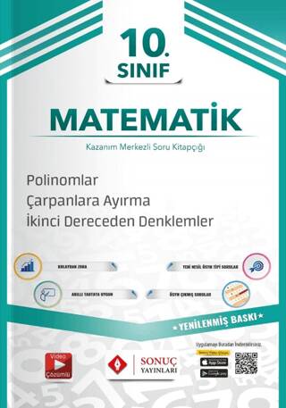 10. Sınıf Polinomlar - Çarpanlara Ayırma - 2. Dereceden Denklemler - 1