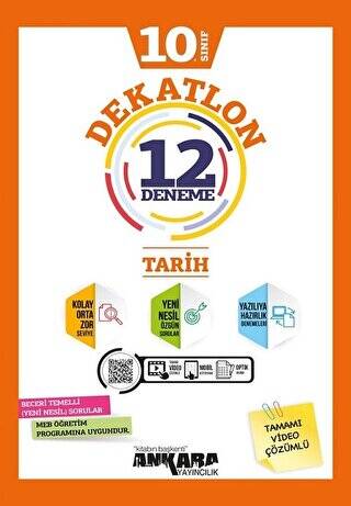 10. Sınıf Tarih Dekatlon 12 Deneme - 1