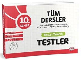 10. Sınıf Tüm Dersler Yeni Nesil Beceri Temelli Testler - 1