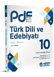 10. Sınıf Türk Dili Ve Edebiyatı Pdf Planlı Ders Föyü - 1