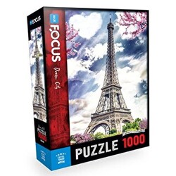 1000 Parça Eiffel Tower Eyfel Kulesi Blue Focus Yayınları - 1