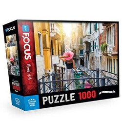 1000 Parça Traveller Woman Gezgin Kadın Puzzle Blue Focus Yayınları - 1