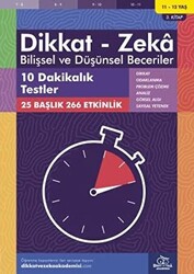 11-12 Yaş Dikkat - Zeka Bilişsel ve Düşünsel Beceriler 3. Kitap - 10 Dakikalık Testler - 1