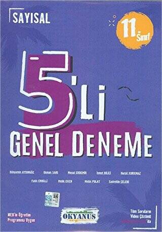 11. Sınıf 5`li Sayısal Deneme - 1