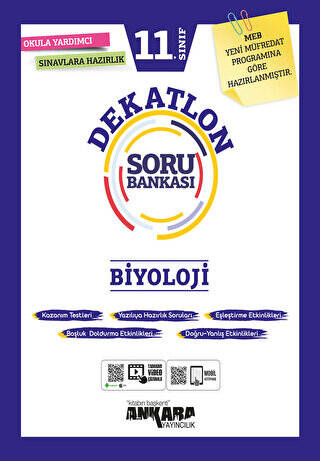 11. Sınıf Biyoloji Dekatlon Soru Bankası - 1