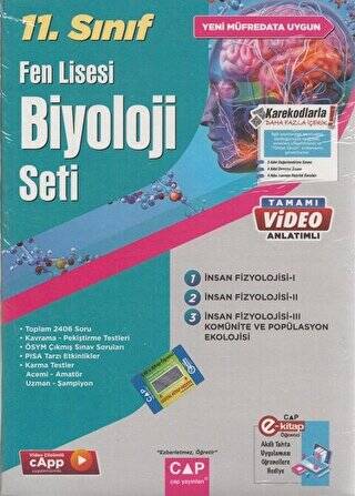 11. Sınıf Biyoloji Fen Lisesi Seti - 1