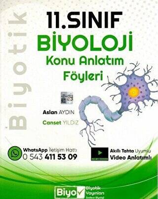 11. Sınıf Biyoloji Konu Anlatım Föyleri - 1