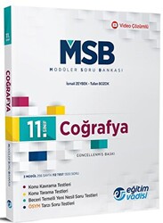 11. Sınıf Coğrafya Güncel MSB Modüler Soru Bankası - 1