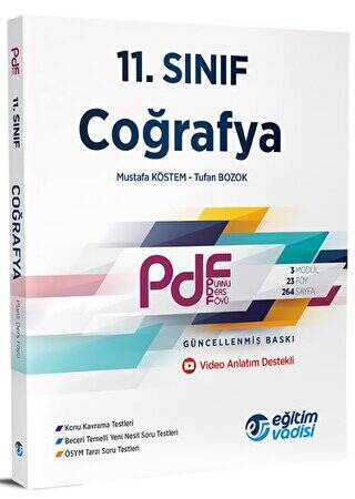 11. Sınıf Coğrafya Güncel PDF Planlı Ders Föyü - 1