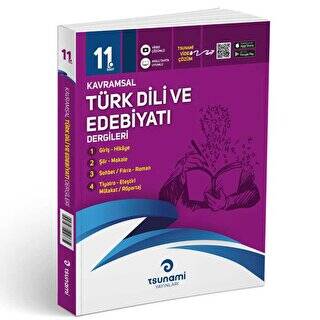 11. Sınıf Kavramsal Türk Dili ve Edebiyatı Dergileri 4 Fasikül - 1