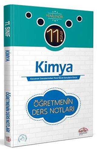 11. Sınıf Kimya Öğretmenin Ders Notları - 1