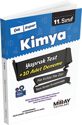 11. Sınıf Kimya Yaprak Testler - 1