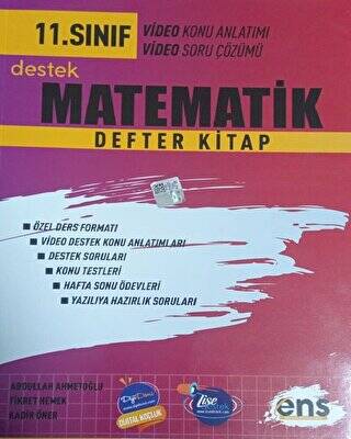 11. Sınıf Matematik Destek Defter Kitap - 1