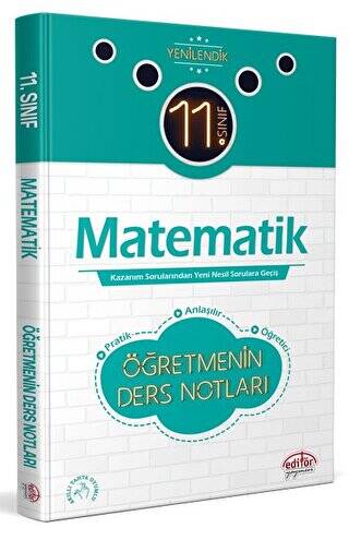 11. Sınıf Matematik Öğretmenin Ders Notları - 1