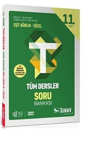 11. Sınıf Tüm Dersler Eşit Ağırlık Sözel Soru Bankası - 1