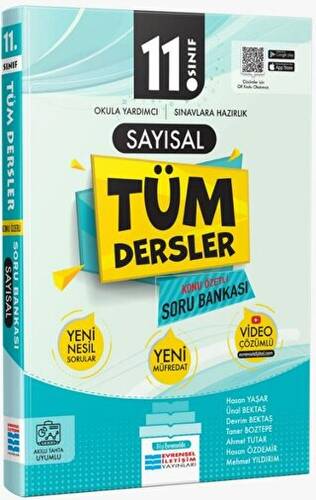 11. Sınıf Tüm Dersler Sayısal Konu Özetli Soru Bankası - 1