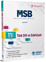 11. Sınıf Türk Dili ve Edebiyatı Güncel MSB Modüler Soru Bankası - 1