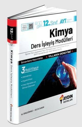 12. Sınıf Aydın Kimya Ders İşleyiş Modülleri - 1