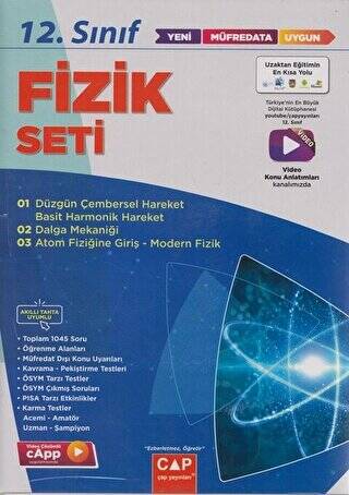 12. Sınıf Fizik Anadolu Lisesi Seti - 1