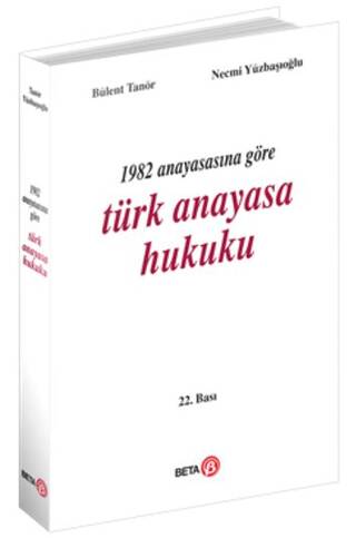 1982 Anayasasına Göre Türk Anayasa Hukuku - 1