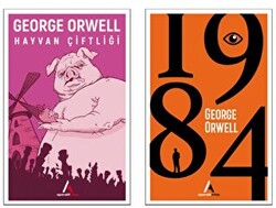 1984 ve Hayvan Çiftliği Seti 2 Kitap - 1