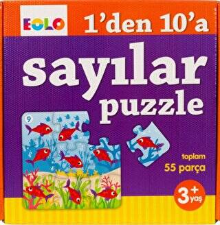 1’den 10’a Sayılar Puzzle - 1