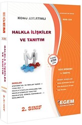 2. Sınıf 3. Yarıyıl Halkla İlişkiler ve Tanıtım Konu Anlatımlı Soru Bankası - Kod 224 - 1